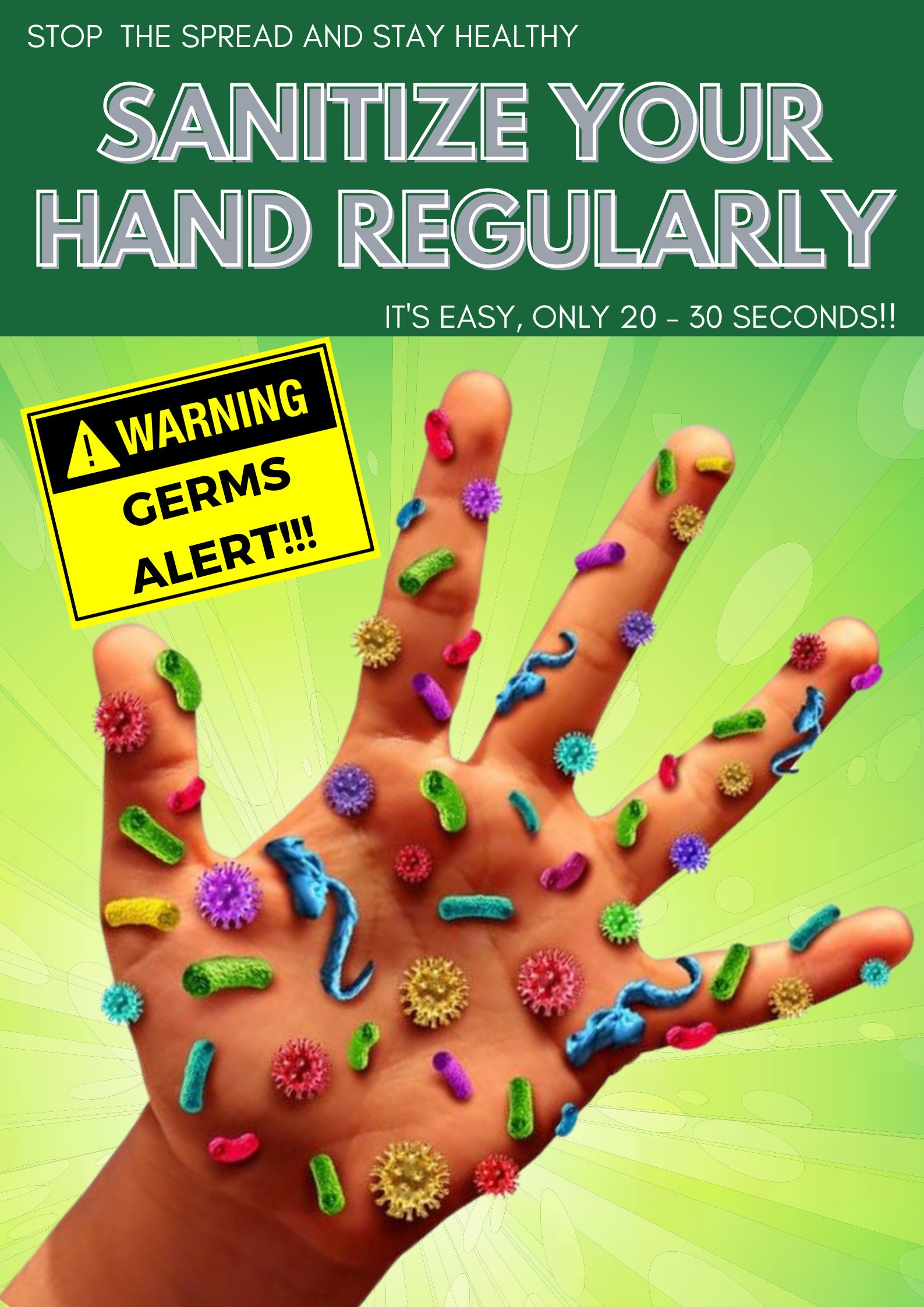 HAND HYGIENE POSTER Etsy
