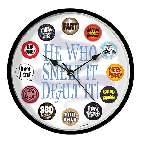 Fart Wall Clock!  What a gas!