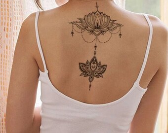 Lower Back Tattoo - Etsy Canada Lower Back Tattoo - Etsy Canada