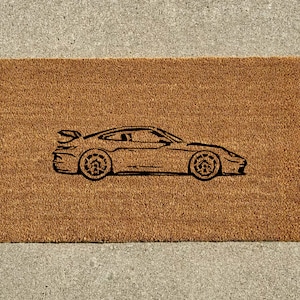 Porsche 992 GT3 Themed Welcome Door Mat