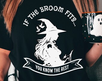 Funny Halloween T-Shirt - Witch Shirt - Halloween Gear - Funny Tee - Unisex Shirt - Jersey Short Sleeve Tee