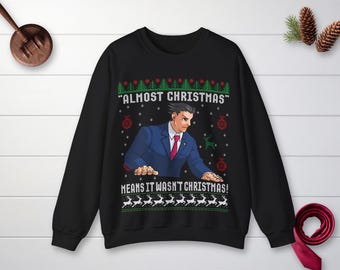 Ace Attorney Christmas Sweater - Ugly Christmas Sweater - Unisex Heavy Blend Crewneck