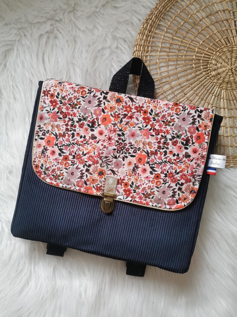 Bolso de guardería personalizable Vintage Liberty imagen 7