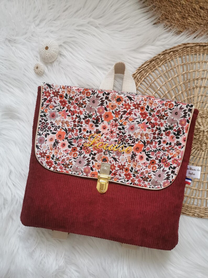 Bolso de guardería personalizable Vintage Liberty imagen 6