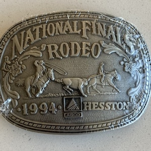 New Vintage 1994 NFR Belt Buckle