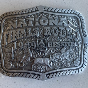 New Vintage 1999 NFR Belt Buckle