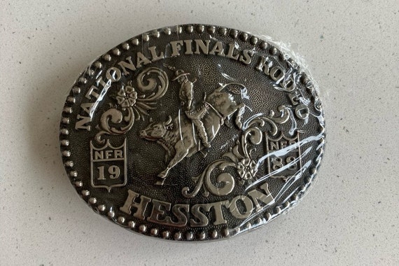 New Vintage 1988 NFR Belt Buckle