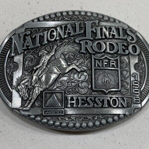 New Vintage 1998 NFR Belt Buckle