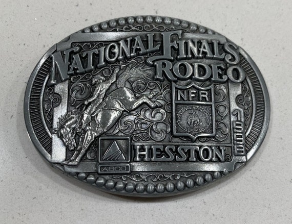 Nfr Barrel Racing Buckle Types Of Montana Silversmiths 'Work Hard