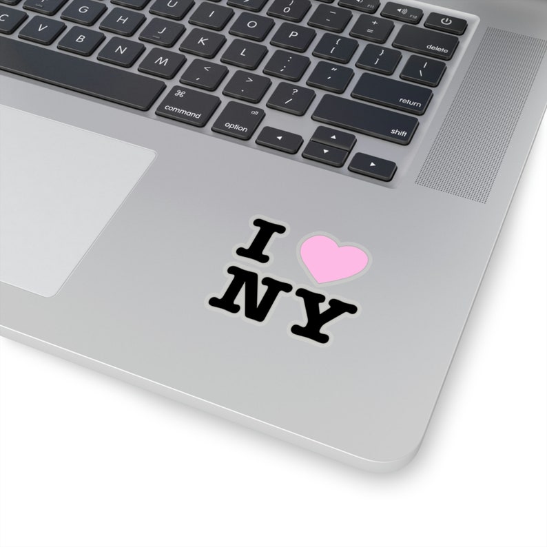 Pink I Heart New York sticker image 4