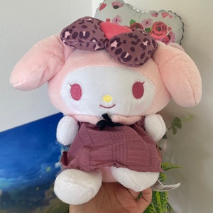 My melody Pajama plush new 10” soft cuddly pink with bow