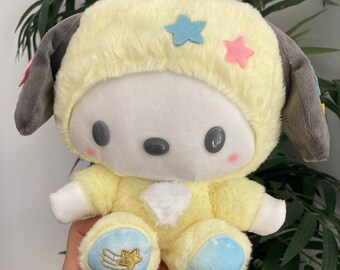 Pochacco Pajama plush new 10” soft cuddly yellow star moon