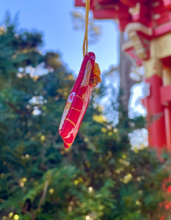 Handmade Traditional Japanese Omamori Blessing Lucky Amulet for All is Successful Hanging Fortune Gifts for Women Men