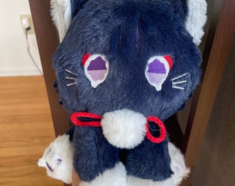 Genshin Impact: Scaramouche cat kawaii plush new 7.5”