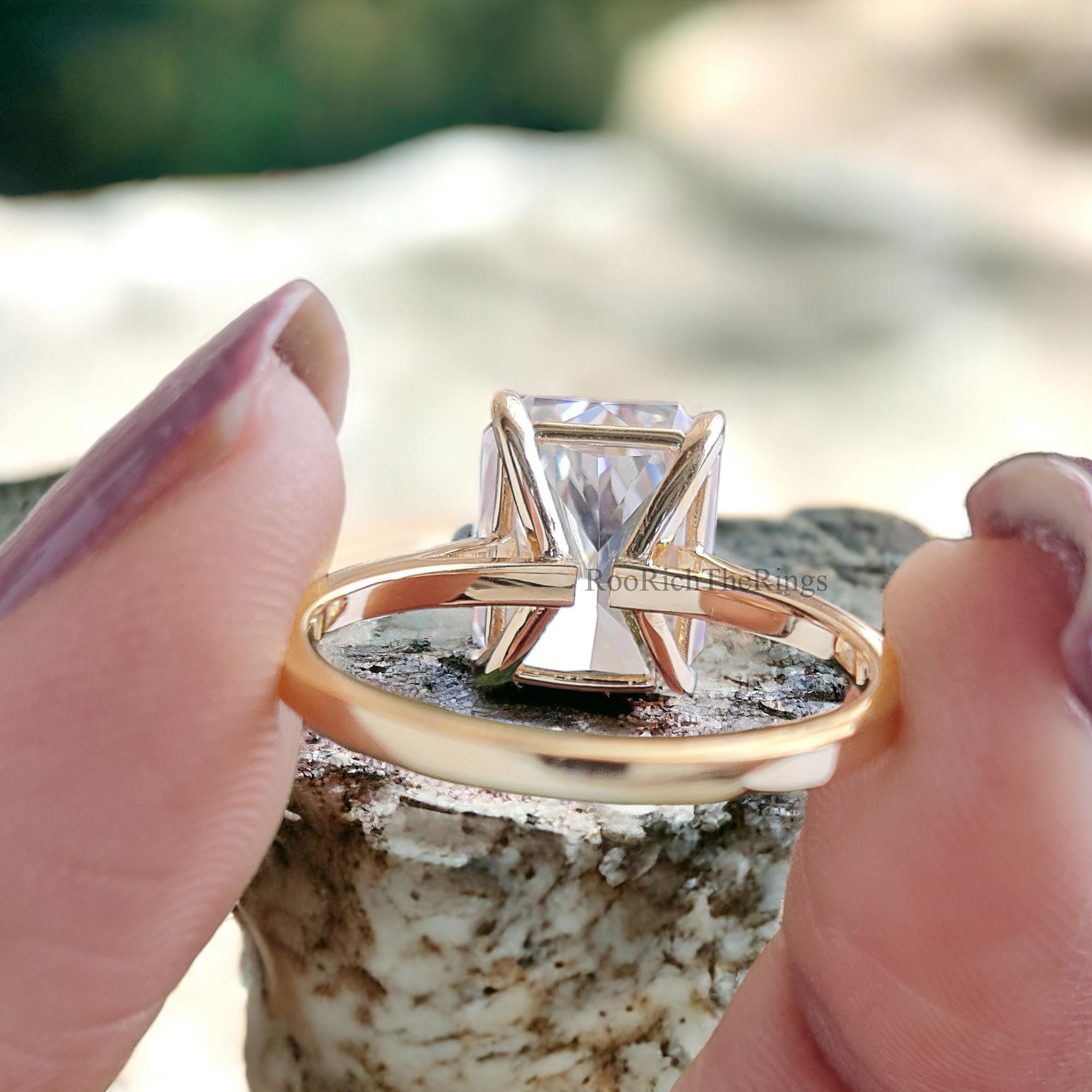 10k Gold Will 14k Rose Gold Tarnish Engagement Ring Rikelus 10K