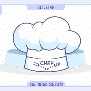 Coroa de papel para chef para imprimir para crianças, chapéu de chef para cozinhar, artesanato divertido para crianças, chapéu de coroa para fantasia de festa em restaurante, fantasia de aniversário para imprimir, lembrancinha faça você mesmo