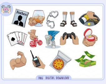 Man Zone clipart, Masculin clipart png, Bad boy bundle png, Fashion male clipart png, Lifestyle man Clipart, Whiskey png, man rules, poker