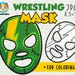 Wrestlers Paper Masks Printable for Kids, Fun Kids Craft, Wrestling ...
