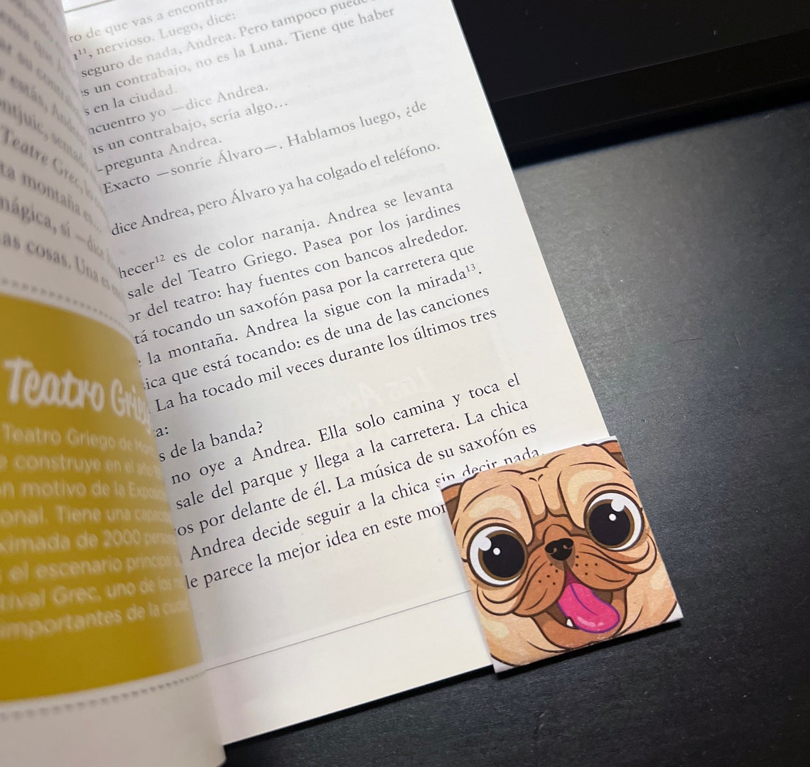 Funny Dog Bookmarks Printable, Cute Pug Puppy Printable Bookmark ...