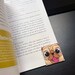 Funny Dog Bookmarks Printable, Cute Pug Puppy Printable Bookmark ...