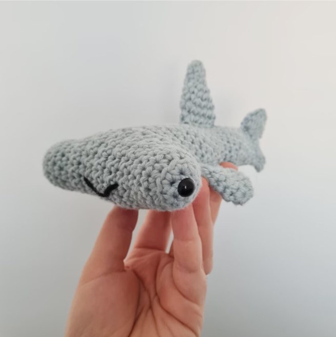Hammerhead Shark Friend Hammerhead Shark Crochet Pattern Pdf Etsy