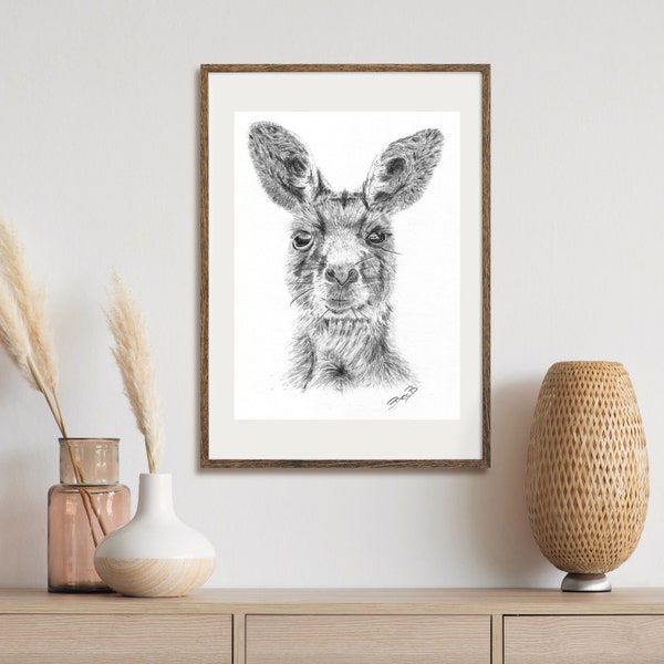 Kangaroo Print Etsy Australia