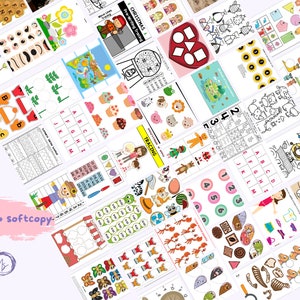 Bundle 1000+ Printable Toddler Busy Book 2 Years+ | Preschool and ...