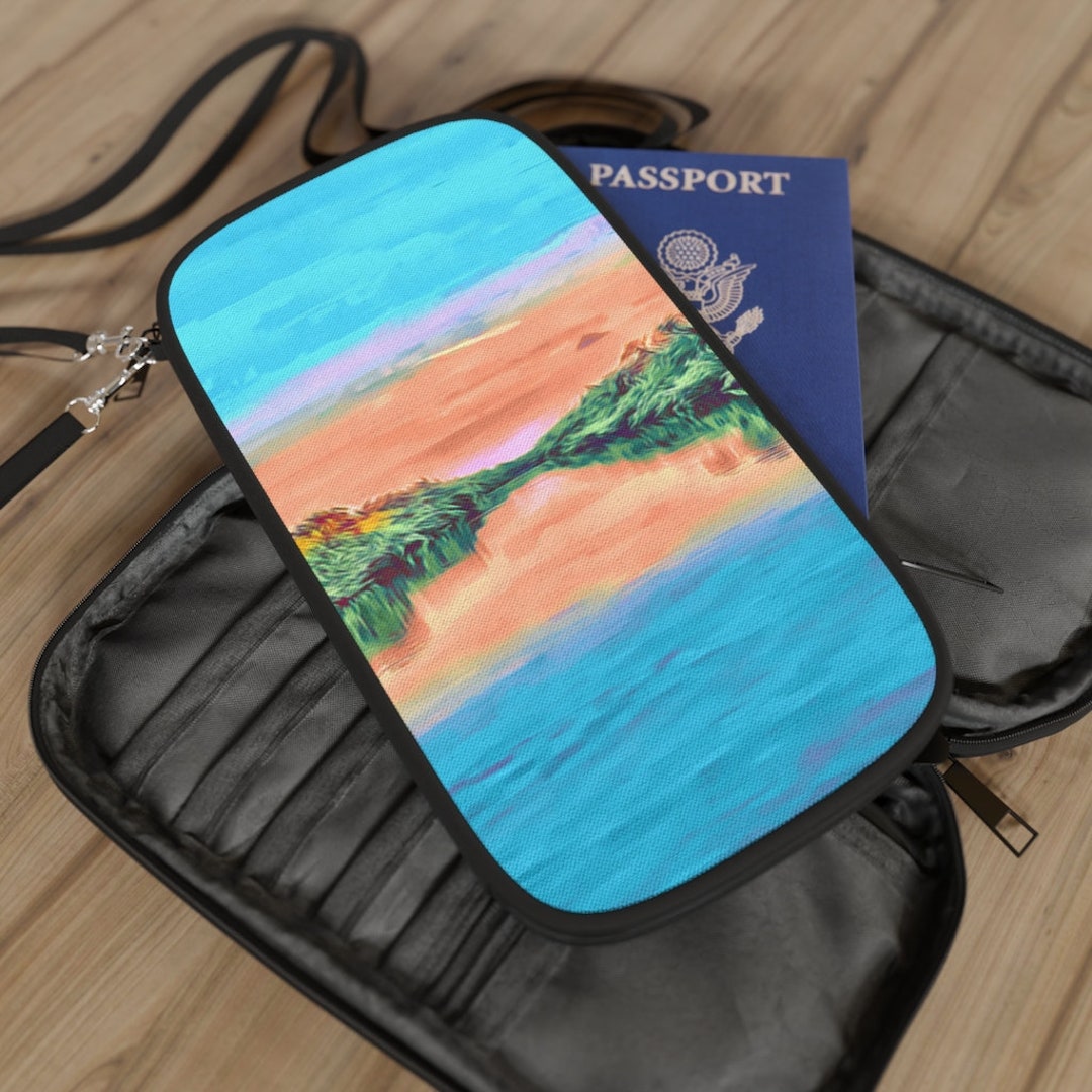 Passport Wallet With Removable Straps Blackwater River Etsy