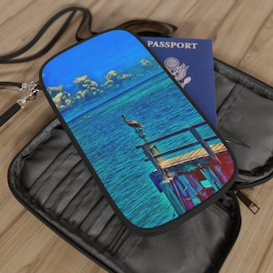 Passport Wallet with Removable Straps - Sebastian Inlet