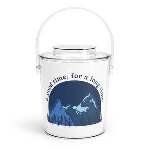 Ice Bucket for Outdoor and Indoor Parties with Lid and Tongs Included