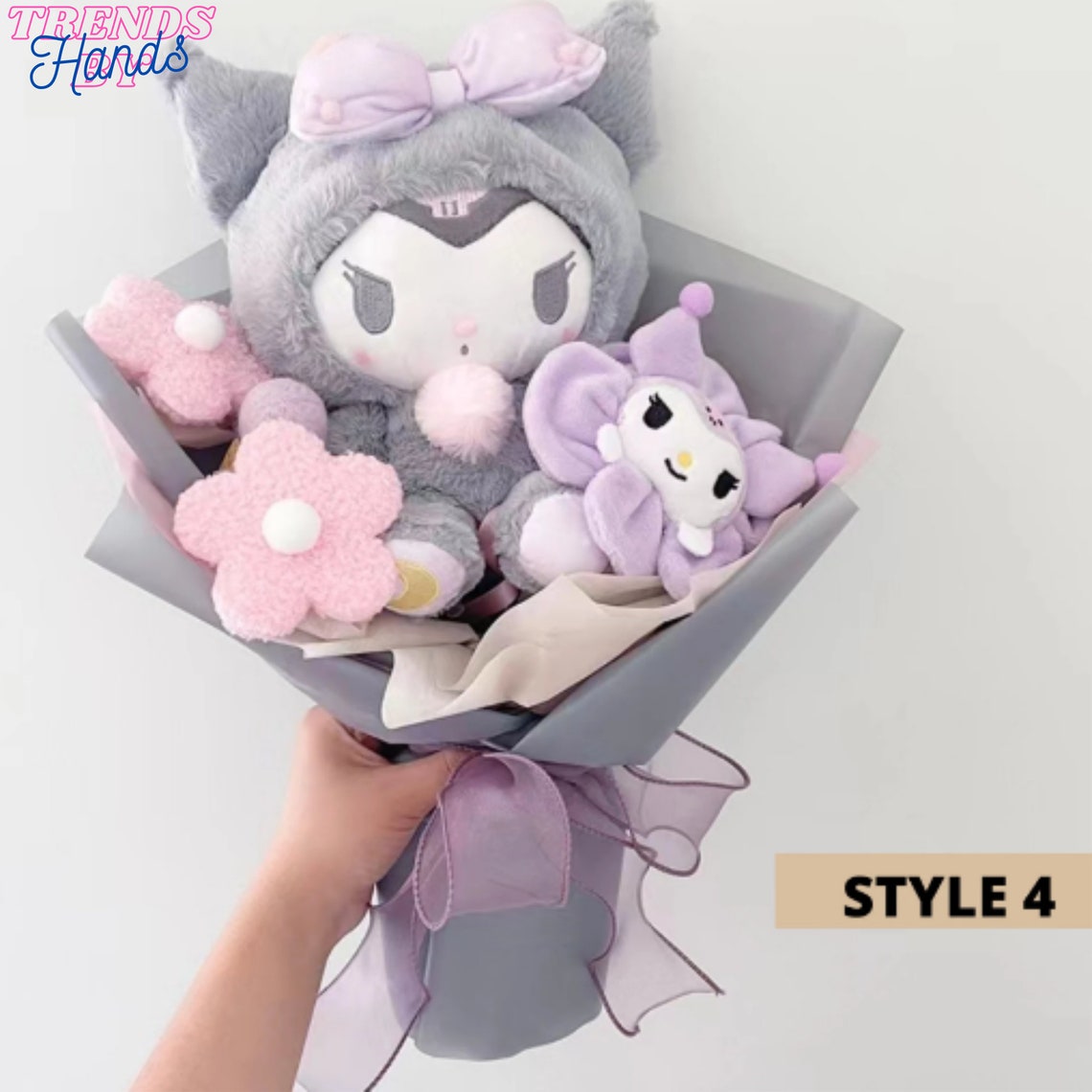 Sanrio Kuromi Bouquet Sanrio Bouquet Hello Kitty Pompompurin Etsy UK