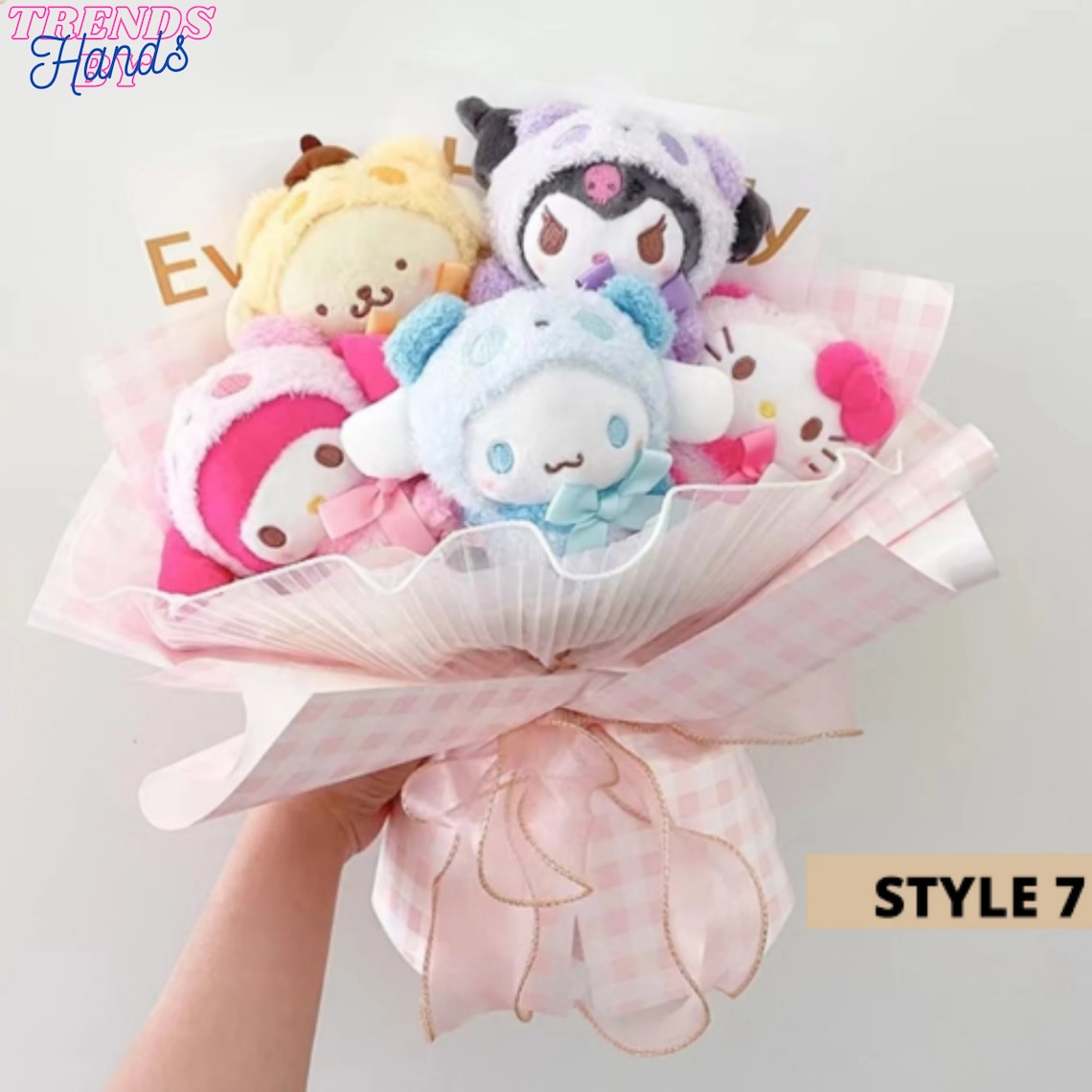Sanrio Kuromi Bouquet Sanrio Bouquet Hello Kitty Pompompurin Etsy UK