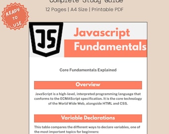 Hierbei handelt es sich um eine komplette Anleitung, PDF, mit Prüfungsfragen, Codebeispielen, Beispielfragen und vieles mehr
