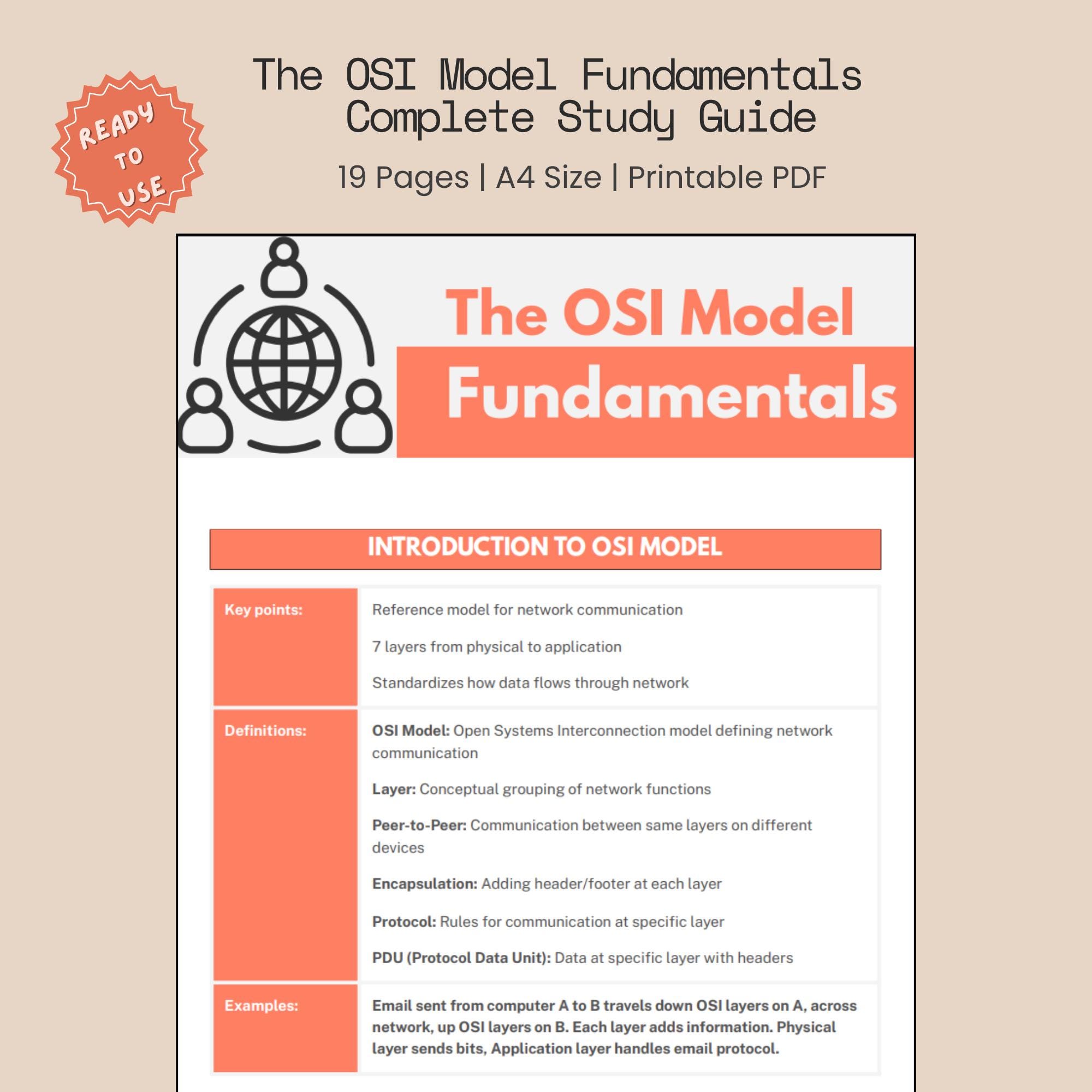 OSI Model Fundamentals Cheat Sheet - Complete Networking Guide for IT ...