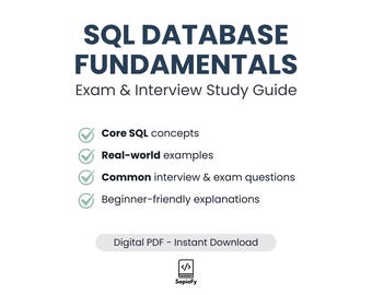 **Anleitung für die Englische Sprache - Englisch, englisch** | Exam Prep & Technisches Vorstellungsgespräch | Computer Science Notizen, Spickzettel, Coding Tutorial
