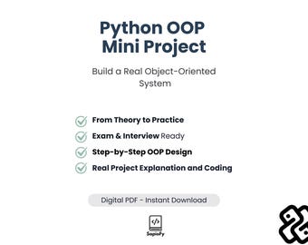 Projekt OOP w Pythonie | Ćwiczenia do egzaminów i rozmów kwalifikacyjnych (pobierz plik PDF)