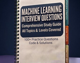 Fragen und Antworten im Vorstellungsgespräch für Machine Learning | Leitfaden zur Vorbereitung auf ML-Ingenieure | Data Science QA | Sofort-Download | Studium der künstlichen Intelligenz