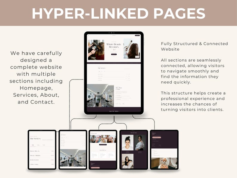 Beauty Salon Website Template | Spa HTML CSS JS | Nail Lash Hair Salon ...