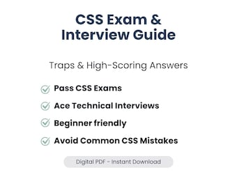 CSS-examen- en interviewgids pdf, Comp Sci CSS-examenvoorbereiding en technisch interview Beheersing met veelvoorkomende valkuilen en antwoorden, it-sollicitatiegesprek