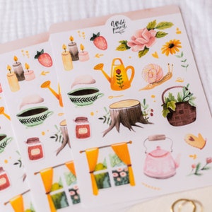 Sticker Sheet at Grandma's | Paper Sticker Sheet, Cute Stickers ...