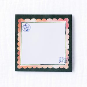 Plaknotities Rand | schattig notitieblok, geïllustreerd briefpapier, memoblok, scrapbookingbenodigdheden, 50 pagina's, notitieblok, takenlijst