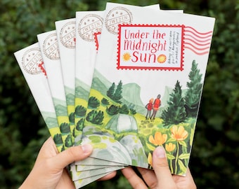 Travel Zine — Under the Midnight Sun - Etsy