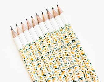 Wooden pencil Spring meadow | pencil, decorative pencil, original design, graphite pencil