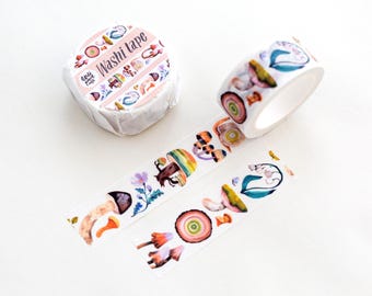 Washi Tape Zauberwald | Papier Washi Tape, Papier Washi Tape, Bullet Journal, Scrapbooking, Scrapbooking Tape, magisch