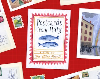 Mini Zine — Postkarten aus Italien