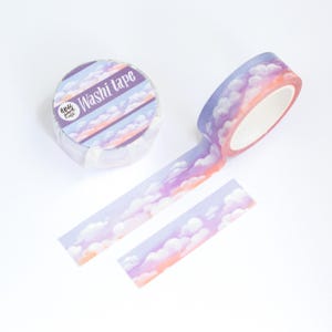 Washi-tape Sky | papieren washi-tape, schattige washi-tape, plakband, Bullet Journal, plakboek, knutseltape