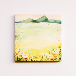 Post-it Meadow / simpatico blocco note, cancelleria illustrata, blocco note, materiale per scrapbooking, 50 pagine, blocco note adesivo, lista delle cose da fare
