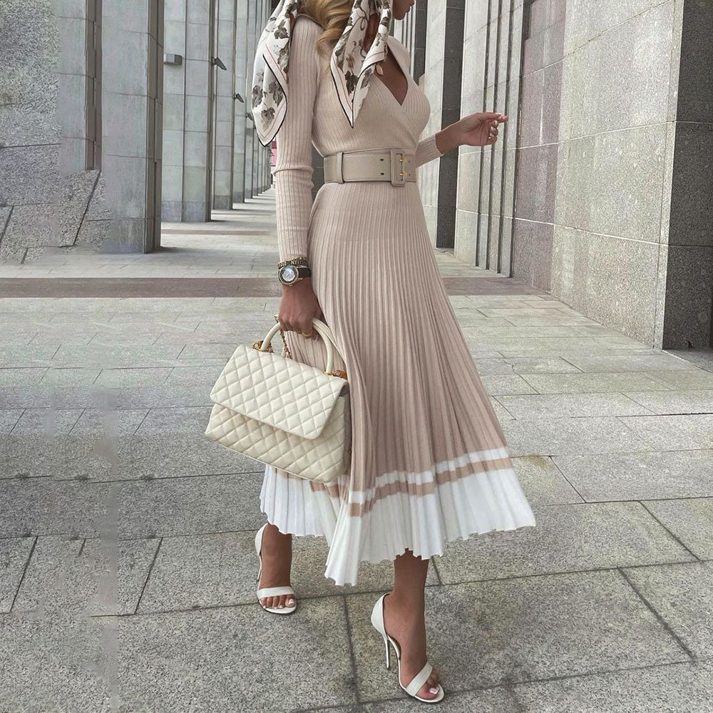 Pleated Sweater Dress - Etsy