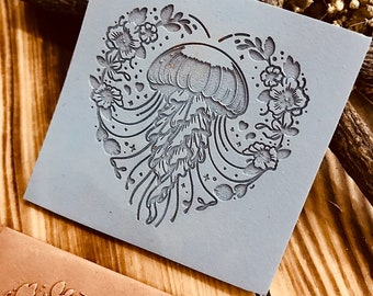 Kwallenbloemenpatroon Rubbertextuurmat: gereedschap polymeerklei