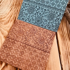 Spanish Tile Rubber Texture Mat: Polymer Clay Earring Tool (10x10cm)